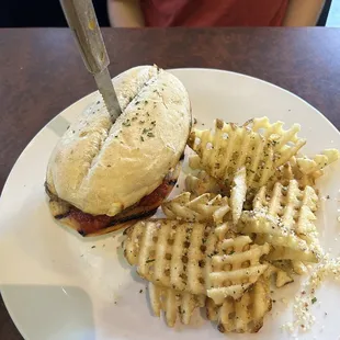 Meatball Sub &amp; Parmesan Fries