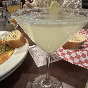 Limoncello martini.