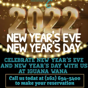 a new year&apos;s eve party