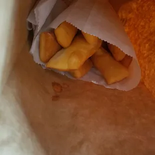 a bag of fries