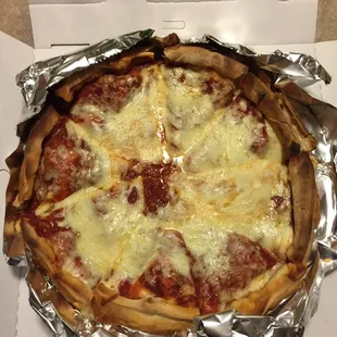 Stuffed Pizza! Oh so good.