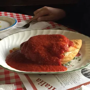Calzone the kids love!
