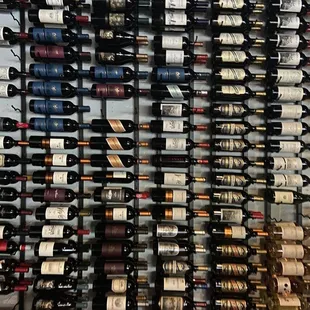 The wine wall at Renzo&apos;s South Tampa!
