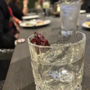 Renzos Margarita! Amazing fusion experience! It looks like water.