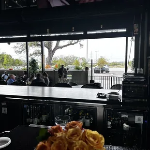 View from the bar