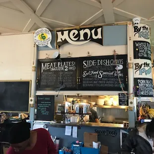 They have chitterlings on the menu here!