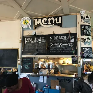 They have chitterlings on the menu here!