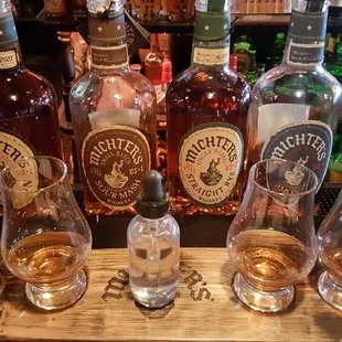 Michter's Flight (C.A. was excellent at informing us about each kind)