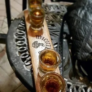 The mixer flight...Bourbon