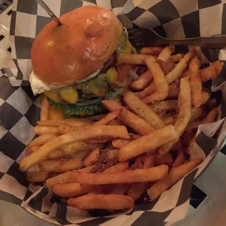 Kids Burger and Fries