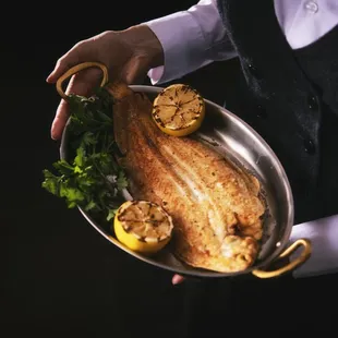 Whole Roasted Dover Sole Meuniere
