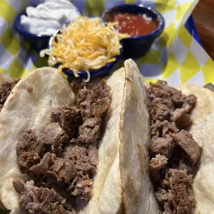 Three Steak Tacos Special