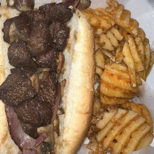 Beef Steak Tip Sandwich