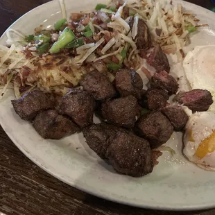 steak, food
