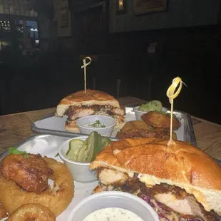 Spicy Fried Chicken Burger