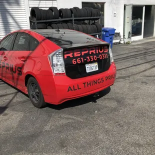 Look for the car. Call for service.