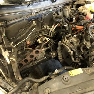 Removed this engine for a full, rebuilt replacement.