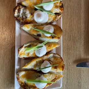 a plate of food on a table