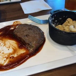 Bacon Wrapped Meatloaf  Elbow Mac &amp; Cheese plenty of leftovers because it isn't pleasing in the least.