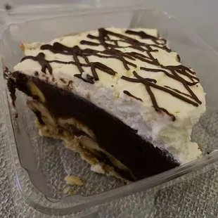 Chocolate banana cream pie.