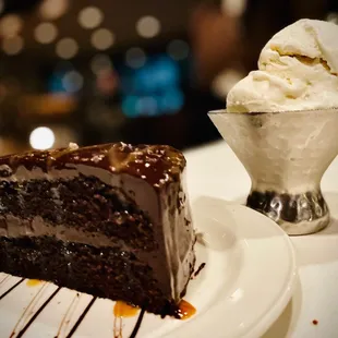 Chocolate Grand Marnier Mousse.  My picture here was actually much better than the actual desert. Looks can be deceiving! Skip it!