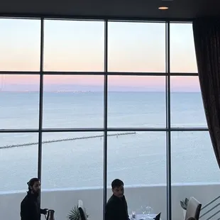 Sunset from our table
