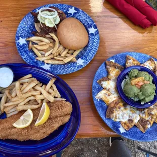 BBQ sandwich, catfish, and supreme nachos. All of it was super yummy!!!