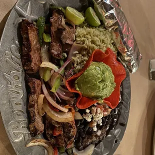 Beef fajitas