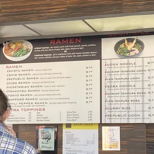 Food menu