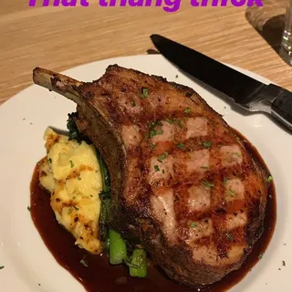 Smoked Bone-In Duroc Pork Chop