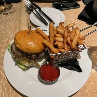 Truck Stop Burger Dinner