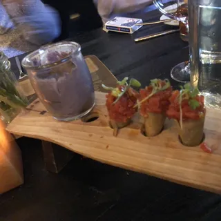 Spicy Tuna Cones