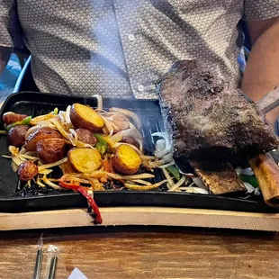 a plate of food