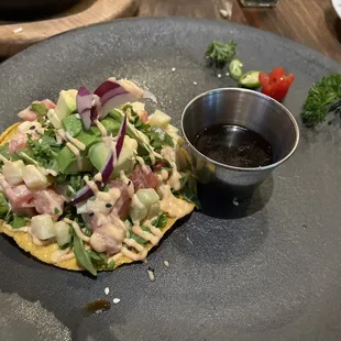 The Tuna Slices Tostadas were incredible!!