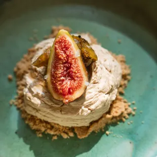 Fig, chocolate, rice, honey.