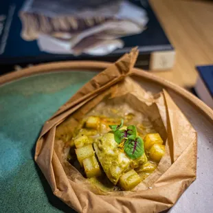 A beautiful dish on the Spring Tasting Dinner, 2023.