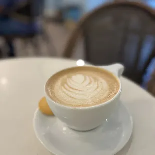 Crushed cardamom oat latte