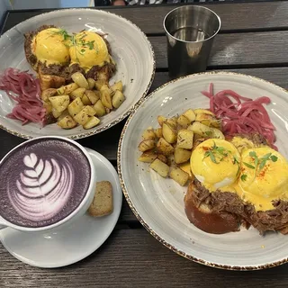 Purple Caramel Latte