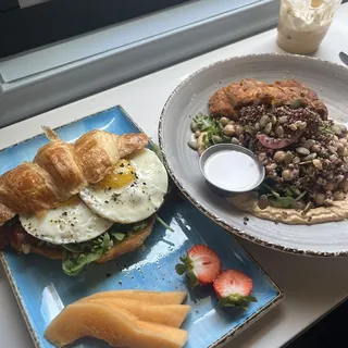 Breakfast Croissant Sub Bacon