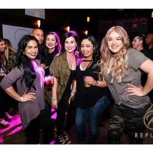 a group of women at a party