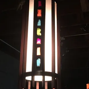 Huge 3-way Blenko Glass Church swag