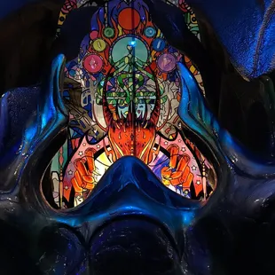 Epic stained glass window