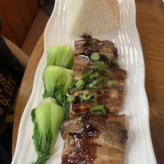 Plum braised pork belly