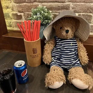 Chopsticks at each table