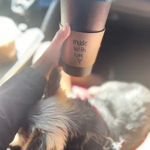 Hot Matcha Latte made with