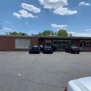outside
