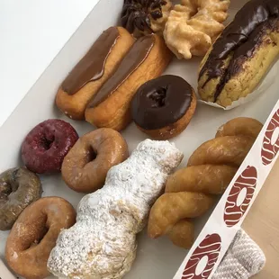 Assorted donuts and pastries