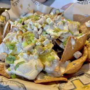 Nachos with chicken