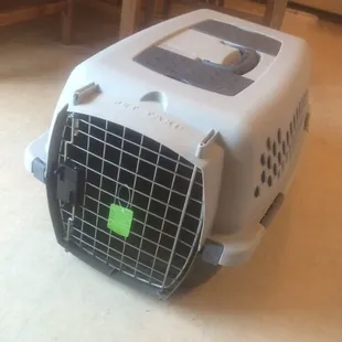 $5 pet carrier.