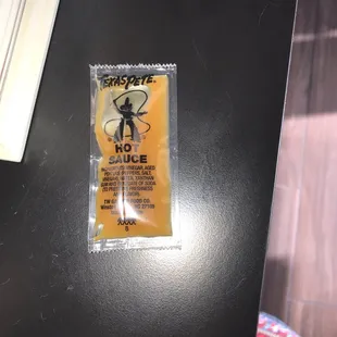 I thought they offered a special Texas Pete flavor I hadn't tried, no the color is orange-y for no apparent reason